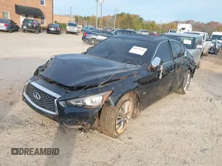 2019 Infiniti Q50 3.0t LUXE with VIN JN1EV7AP3KM541747, listed as a IAAI auction lot 40973538 with 43,139 mi miles. Bid and sale history available at carsss.com. Image 2.