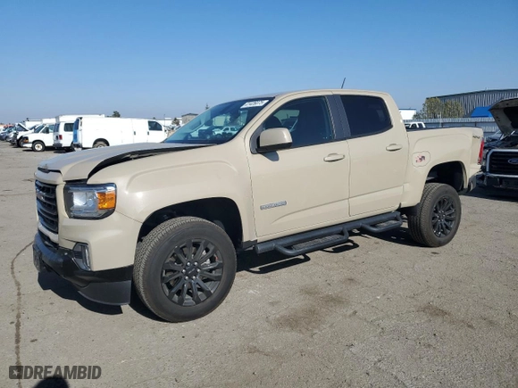 2022 GMC Canyon 4WD Elevation with VIN 1GTG6CEN5N1298548, listed as a Copart auction lot 41426075 with 15,947 mi miles and Salvage Title. Bid and sale history available at carsss.com. Image 1.