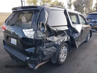2013 Toyota Sienna XLE AAS with VIN 5TDYK3DC2DS292627, listed as a IAAI auction lot 41953059 with 186,007 mi miles and . Bid and sale history available at DreamBid. Image 4.