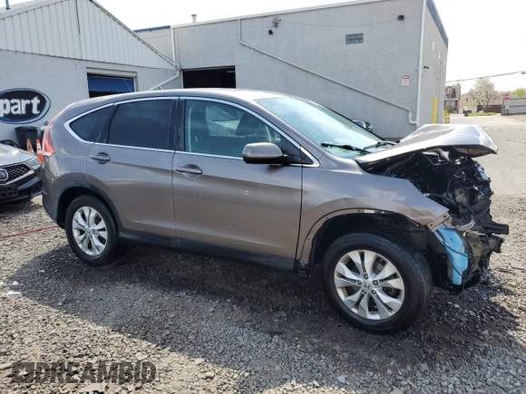 2013 Honda CR-V EX with VIN 5J6RM4H51DL020100, listed as a Copart auction lot 54001365 with 117,317 mi miles and Salvage Title. Bid and sale history available at DreamBid. Image 4.