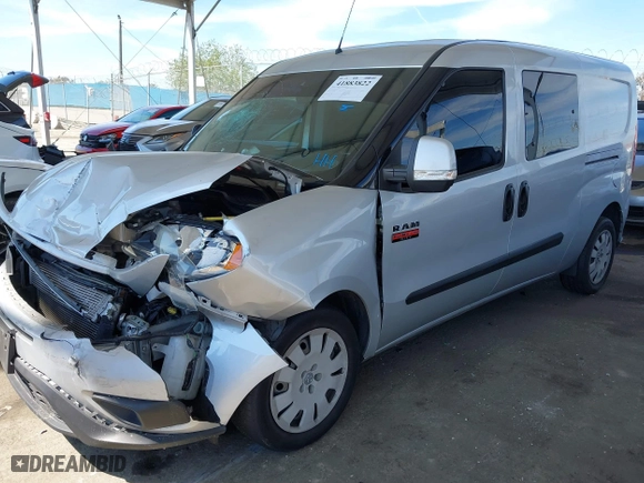 2021 Ram ProMaster City Cargo Van Tradesman SLT with VIN ZFBHRFBB6M6T38499, listed as a IAAI auction lot 41883822 with 73,186 mi miles. Bid and sale history available at carsss.com. Image 22.