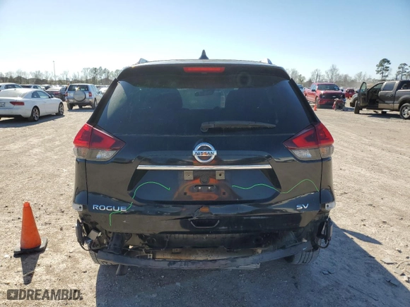 2019 Nissan Rogue SV with VIN KNMAT2MT3KP525012, listed as a Copart auction lot 48670955 with 78,954 mi miles and Salvage Title. Bid and sale history available at carsss.com. Image 6.
