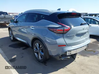 2023 Nissan Murano Platinum with VIN 5N1AZ2DJ6PC104036, listed as a IAAI auction lot 42008473 with 25,463 mi miles and . Bid and sale history available at DreamBid. Image 3.