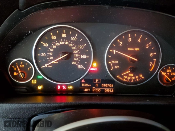 2015 BMW 3 Series 320i z VIN WBA3B1C59F5A05827, wystawiony jako Copart lot #50589825 z przebiegiem 91 555 mil mil oraz Szkoda całkowita • Salvage title. Historia ofert i sprzedaży dostępna na DreamBid. Obrazek 9.