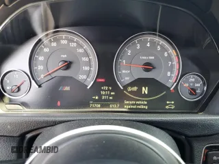 2015 BMW M3 with VIN WBS3C9C52FJ276160, listed as a Copart auction lot 61135805 with 71,708 mi miles and Salvage title. Bid and sale history available at DreamBid. Image 9.
