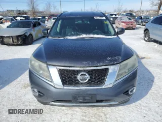 2014 Nissan Pathfinder S z VIN 5N1AR2MM2EC671173, wystawiony jako Copart lot #46240595 z przebiegiem 212 151 mil mil oraz Czysty tytuł • Clean title. Historia ofert i sprzedaży dostępna na DreamBid. Obrazek 5.