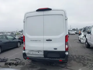 2023 Ford Transit Cargo with VIN 1FTBR1C86PKA02758, listed as a IAAI auction lot 42465866 with 33,095 mi miles and . Bid and sale history available at DreamBid. Image 17.