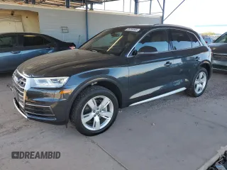 2018 Audi Q5 Premium Plus z VIN WA1BNAFYXJ2024481, wystawiony jako Copart lot #55206565 z przebiegiem 19 547 mil mil oraz Szkoda całkowita • Salvage title. Historia ofert i sprzedaży dostępna na DreamBid. Obrazek 1.
