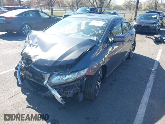 2015 Honda Civic Sedan Si with VIN 2HGFB6E50FH703745, listed as a IAAI auction lot 41910964 with 121,107 mi miles. Bid and sale history available at carsss.com. Image 2.