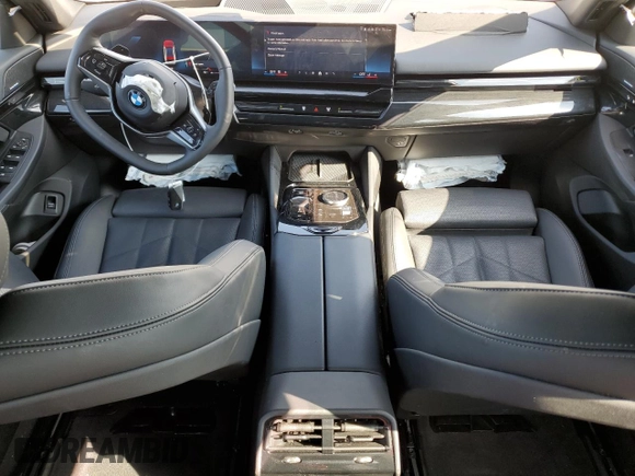 2024 BMW 5 Series 530i with VIN WBA43FJ05RCS39448, listed as a Copart auction lot 48738085 with 23,214 mi miles and Salvage Title. Bid and sale history available at carsss.com. Image 8.