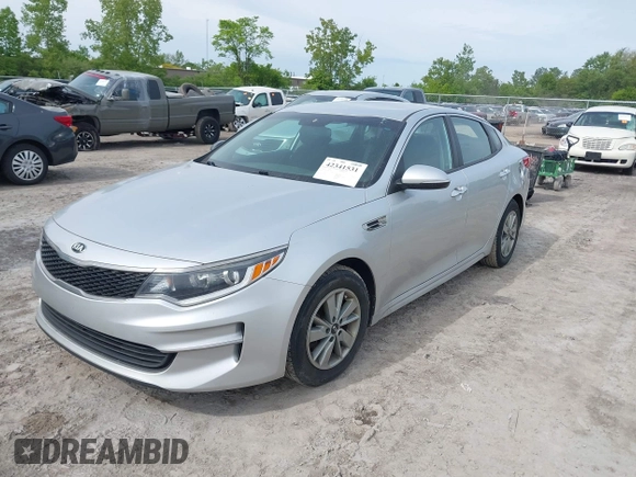 2017 Kia Optima LX with VIN 5XXGT4L39HG177174, listed as a IAAI auction lot 42341531 with 94,801 mi miles and . Bid and sale history available at DreamBid. Image 2.