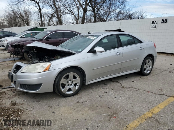 2010 Pontiac G6 w/1SB with VIN 1G2ZA5EB0A4131990, listed as a Copart auction lot 46506145 with 163,096 mi miles and Salvage Title. Bid and sale history available at carsss.com. Image 1.