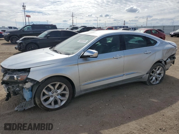 2015 Chevrolet Impala LTZ with VIN 2G1155SL2F9191714, listed as a Copart auction lot 55826155 with 127,844 mi miles and Salvage Title. Bid and sale history available at DreamBid. Image 1.