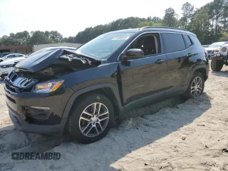 2018 Jeep Compass Latitude с VIN 3C4NJCBBXJT339470, выставлен на аукционе Copart как лот 61000055 с пробегом 75 563 миль миль и Списание • Salvage title. История ставок и продаж доступна на DreamBid. Изображение 1.