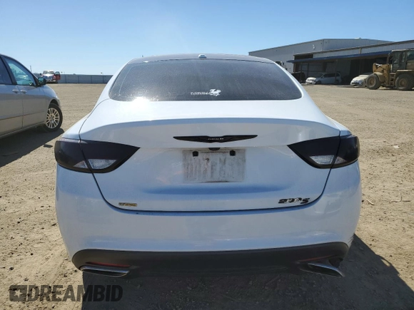 2015 Chrysler 200 S with VIN 1C3CCCBG0FN718258, listed as a Copart auction lot 48431805 with 122,209 mi miles and Salvage Title. Bid and sale history available at DreamBid. Image 6.