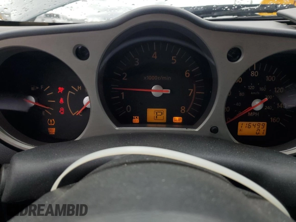 2005 Nissan 350Z Touring with VIN JN1AZ34E85M651753, listed as a Copart auction lot 49286265 with 116,499 mi miles and Salvage Title. Bid and sale history available at carsss.com. Image 9.