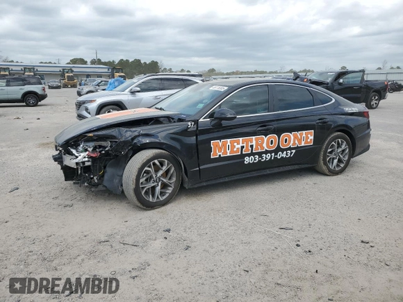 2023 Hyundai Sonata SEL with VIN KMHL64JA2PA272544, listed as a Copart auction lot 49776305 with 82,469 mi miles and Salvage Title. Bid and sale history available at DreamBid. Image 1.