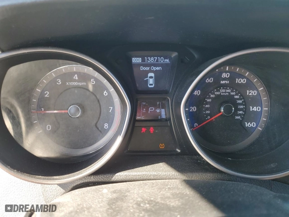 2013 Hyundai Elantra GT with VIN KMHD35LE3DU123542, listed as a Copart auction lot 50761365 with 138,710 mi miles and Salvage Title. Bid and sale history available at carsss.com. Image 9.