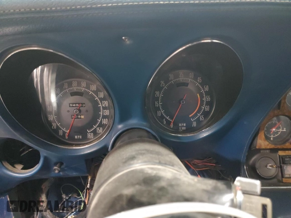 1972 Chevrolet Corvette with VIN 1Z37K2S507441, listed as a Copart auction lot 43219815 with 54,522 mi miles and Clean title. Bid and sale history available at DreamBid. Image 9.