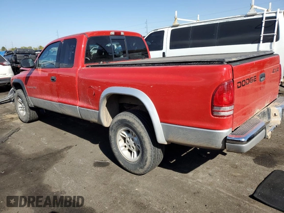 2001 Dodge Dakota Sport with VIN 1B7GG22N61S213300, listed as a Copart auction lot 76581804 with 105,460 mi miles and Salvage Title. Bid and sale history available at carsss.com. Image 2.