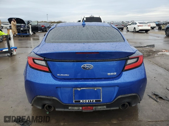 2023 Subaru BRZ Premium with VIN JF1ZDBB18P9705914, listed as a Copart auction lot 83370984 with 0 mi miles and Salvage Title. Bid and sale history available at carsss.com. Image 6.