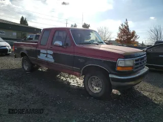 1995 Ford F-150 with VIN 1FTEX14H1SKB03880, listed as a Copart auction lot 77352324 with 0 mi miles and Salvage Title. Bid and sale history available at carsss.com. Image 4.