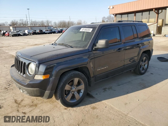 2014 Jeep Patriot High Altitude with VIN 1C4NJPFA6ED864661, listed as a Copart auction lot 48186355 with 148,647 mi miles and Salvage Title. Bid and sale history available at carsss.com. Image 1.