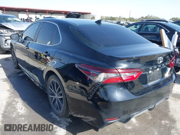 2023 Toyota Camry SE with VIN 4T1G11AK8PU839068, listed as a IAAI auction lot 41787953 with 46,063 mi miles. Bid and sale history available at carsss.com. Image 3.