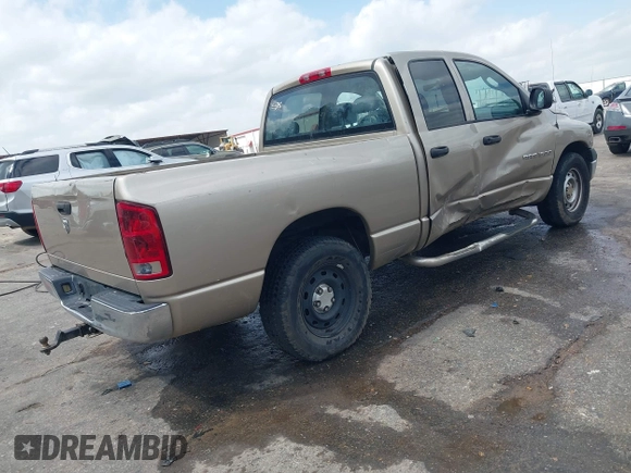 2005 Dodge 1500 SLT with VIN 1D7HA18D35J507012, listed as a IAAI auction lot 41807084 with 148,041 mi miles and . Bid and sale history available at DreamBid. Image 4.