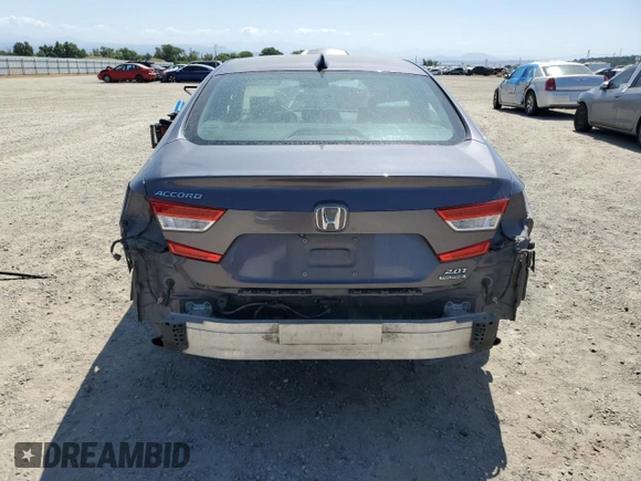 2018 Honda Accord Touring with VIN 1HGCV2F98JA021871, listed as a Copart auction lot 60749095 with 105,824 mi miles and Salvage title. Bid and sale history available at DreamBid. Image 6.