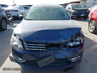 2013 Volkswagen Passat TDI SEL Premium with VIN 1VWCN7A33DC125396, listed as a IAAI auction lot 41862605 with 123,542 mi miles. Bid and sale history available at carsss.com. Image 6.