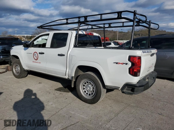 2023 Chevrolet Colorado 4WD Work Truck with VIN 1GCGTBEC3P1193575, listed as a Copart auction lot 81364374 with 31,067 mi miles and Salvage title. Bid and sale history available at DreamBid. Image 2.
