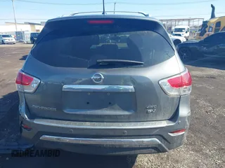 2016 Nissan Pathfinder Platinum with VIN 5N1AR2MM4GC609731, listed as a IAAI auction lot 41763204 with 207,088 mi miles and . Bid and sale history available at DreamBid. Image 16.