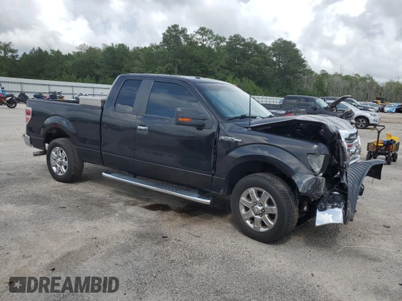 2013 Ford F-150 XL with VIN 1FTEX1CM8DFA85565, listed as a Copart auction lot 60557285 with 100,814 mi miles and Salvage title. Bid and sale history available at DreamBid. Image 4.
