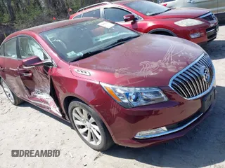 2015 Buick LaCrosse Leather with VIN 1G4GB5G36FF273449, listed as a IAAI auction lot 42059786 with 45,228 mi miles. Bid and sale history available at carsss.com. Image 1.