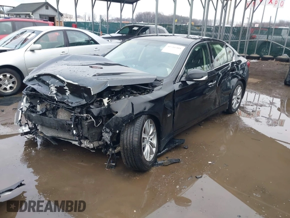2015 Infiniti Q50 Premium with VIN JN1BV7AR1FM405854, listed as a IAAI auction lot 41516401 with 89,382 mi miles and . Bid and sale history available at DreamBid. Image 20.