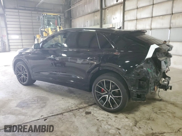 2019 Audi Q8 Prestige with VIN WA1FVAF15KD042994, listed as a Copart auction lot 57137915 with 37,018 mi miles and Salvage title. Bid and sale history available at DreamBid. Image 2.