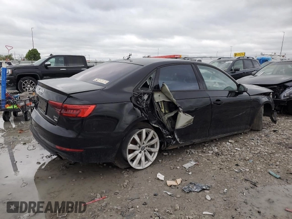 2017 Audi A4 ultra Premium with VIN WAUGMAF48HN062048, listed as a Copart auction lot 53967045 with 85,666 mi miles and Clean Title. Bid and sale history available at carsss.com. Image 3.
