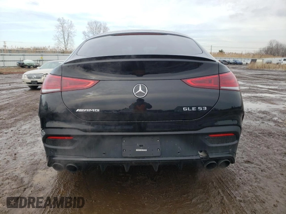 2023 Mercedes-Benz GLE 53 AMG with VIN 4JGFD6BB8PA858560, listed as a Copart auction lot 44594625 with 11,851 mi miles and Salvage title. Bid and sale history available at DreamBid. Image 6.