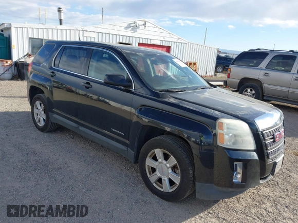 2013 GMC Terrain SLE with VIN 2GKALMEK4D6106188, listed as a IAAI auction lot 41692855 with 109,043 mi miles. Bid and sale history available at carsss.com. Image 1.