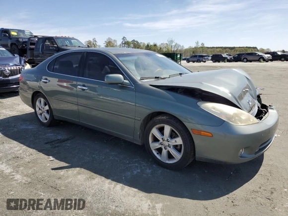 2005 Lexus ES 330 with VIN JTHBA30GX55090657, listed as a Copart auction lot 51385575 with 184,144 mi miles and Salvage Title. Bid and sale history available at carsss.com. Image 4.