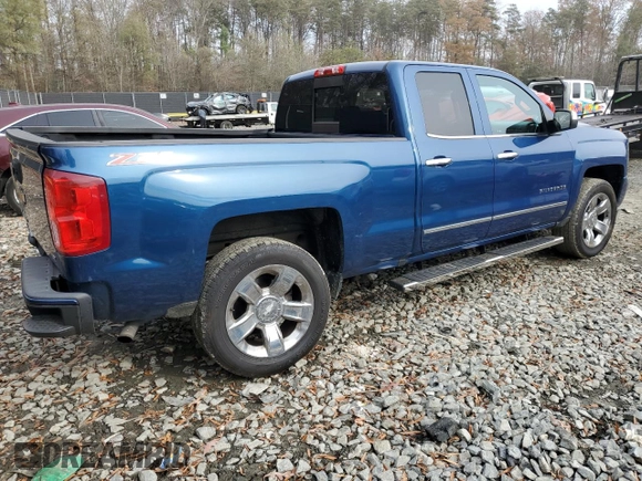 2016 Chevrolet Silverado 1500 LTZ with VIN 1GCVKSEC8GZ100903, listed as a Copart auction lot 81032224 with 124,430 mi miles and Salvage Title. Bid and sale history available at carsss.com. Image 3.