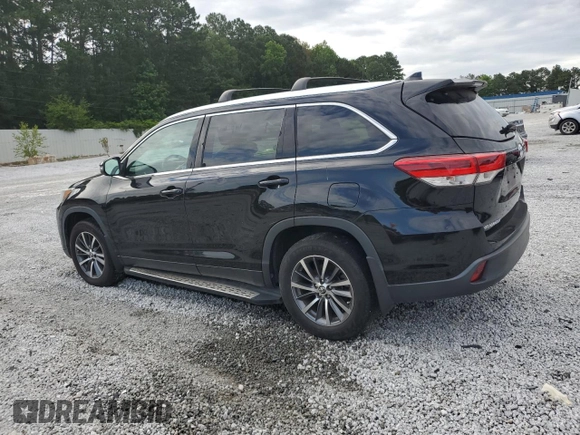 2019 Toyota Highlander SE with VIN 5TDKZRFH7KS360723, listed as a Copart auction lot 60789205 with 169,187 mi miles and Clean title. Bid and sale history available at DreamBid. Image 2.