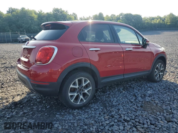 2016 FIAT 500X Trekking with VIN ZFBCFYCT4GP481228, listed as a Copart auction lot 61497485 with 123,614 mi miles and Clean title. Bid and sale history available at DreamBid. Image 3.