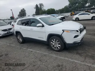 2016 Jeep Cherokee Limited with VIN 1C4PJMDB8GW120344, listed as a Copart auction lot 62603365 with 137,571 mi miles and Salvage title. Bid and sale history available at DreamBid. Image 4.
