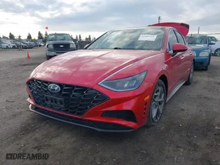2021 Hyundai Sonata SEL with VIN 5NPEF4JA6MH084885, listed as a IAAI auction lot 41583251 with 57,153 mi miles. Bid and sale history available at carsss.com. Image 22.