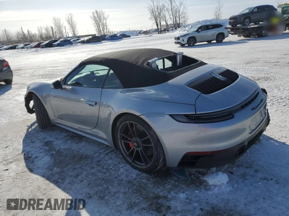2023 Porsche 911 Carrera S with VIN WP0CB2A95PS248159, listed as a Copart auction lot 45009365 with 6,976 mi miles and Salvage Title. Bid and sale history available at carsss.com. Image 2.