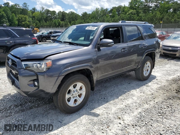 2023 Toyota 4Runner SR5 Premium with VIN JTENU5JR6P6137046, listed as a Copart auction lot 60876265 with 31,255 mi miles and Salvage title. Bid and sale history available at DreamBid. Image 1.