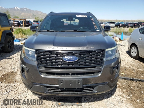 2018 Ford Explorer Sport with VIN 1FM5K8GT0JGB31061, listed as a Copart auction lot 58143375 with 97,149 mi miles and Salvage title. Bid and sale history available at DreamBid. Image 5.