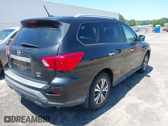 2018 Nissan Pathfinder SV with VIN 5N1DR2MM7JC636507, listed as a IAAI auction lot 42512002 with 148,304 mi miles and . Bid and sale history available at DreamBid. Image 4.